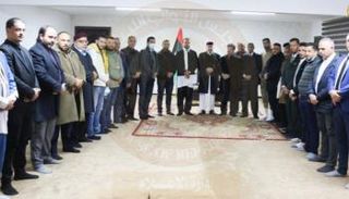 وفد قبائل مصراتة في الشرق الليبي 