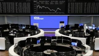 مؤشر أسعار الأسهم الألمانية DAX في بورصة فرانكفورت بألمانيا - رويترز
