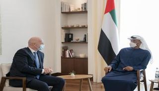 الشيخ محمد بن زايد آل نهيان ورئيس الفيفا