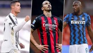 روميلو لوكاكو وزلاتان إبراهيموفيتش وكريستيانو رونالدو