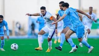 من مواجهة الهلال والباطن في الدوري السعودي