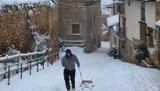 عاصفة ثلجية في إسبانيا- أرشيفية