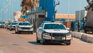 سيارة شرطة تابعة لمديرية أمن طرابلس