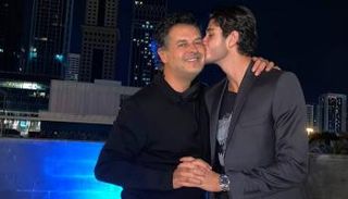 راغب علامة مع نجله لؤي