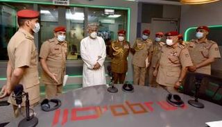 جانب من افتتاح إذاعة الصمود