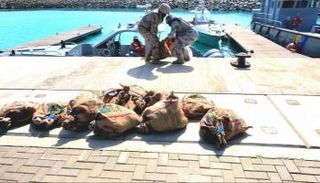 جانب من المخدرات المضبوطة