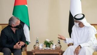 الشيخ محمد بن زايد آل نهيان والملك عبدالله الثاني