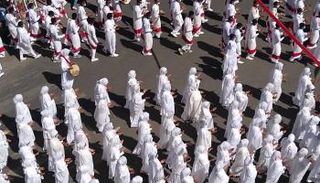 جانب من احتفالات مسيحيي إثيوبيا بعيد الغطاس