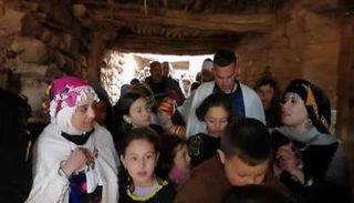 جانب من احتفالات أهل دشرة تاقوست الجزائرية برأس السنة الأمازيغية "يناير" 