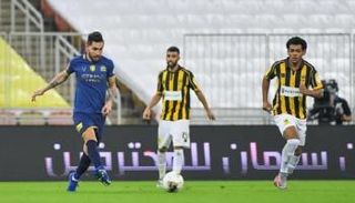 من مواجهة سابقة بين الاتحاد والنصر في الدوري السعودي