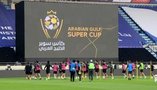 من الاستعدادات لمباراة السوبر الإماراتي