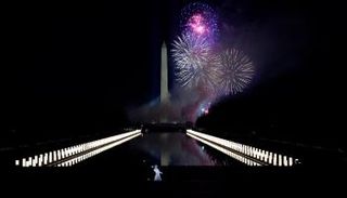 نجوم وألعاب نارية في تنصيب بايدن