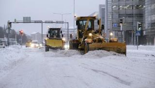  جرف الثلوج في هلسنكي