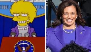 كاميلا هاريس وليزا سيمبسونز