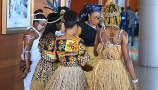 جانب من المشاركين في القمة الأفريقية العام الماضي 