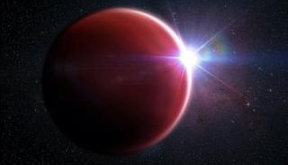 رسم توضيحي لكوكب المشتري الساخن  