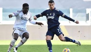 من مباراة يوفنتوس وبولونيا