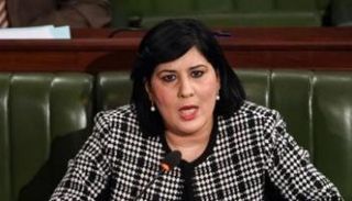 عبير موسي رئيسة حزب الدستوري الحر في تونس