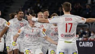 فرحة الدنمارك بالفوز على منتخب مصر