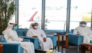 جانب من استضافة صندوق أبوظبي للتنمية لوفد البحرين