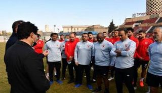 جانب من مران الأهلي