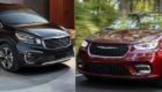 صور.. مواجهة شرسة بين كيا سيدونا وكرايسلر باسيفيكا 2021