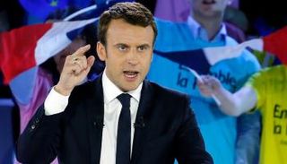 الرئيس الفرنسي إيمانويل ماكرون