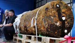 قنبلة من مخلفات الحرب العالمية (أرشيفية)