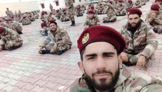 مرتزقة أردوغان في أحد معسكرات التدريب