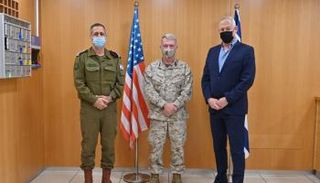 قائد القيادة المركزية في الجيش الأمريكي في إسرائيل- أرشيفية