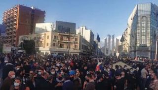 جانب من الوقفات التضامنية اليوم في طرابلس