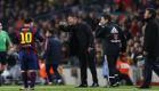 أتلتيكو مدريد ضد برشلونة.. سيميوني يقلل من تأثير غياب ميسي