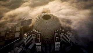 قبة الوصل خلال افتتاح إكسبو 2020 دبي