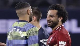 محمد صلاح ورياض محرز نجما ليفربول ومانشستر سيتي