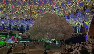 جانب من حفل افتتاح إكسبو 2020 دبي