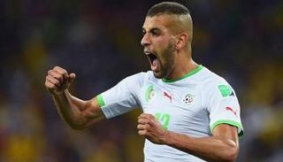 إسلام سليماني لاعب منتخب الجزائر