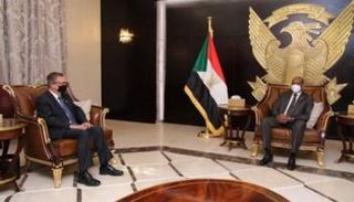 جانب من لقاء البرهان وجيفري فيلتمان