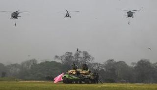 مناورات حدودية للجيش الهندي