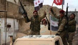 عناصر من المرتزقة السوريين في ليبيا. (أرشيفية)