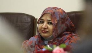 وداد بابكر قرينة الرئيس السوداني المعزول عمر البشير - أرشيفية