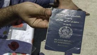 جواز سفر أفغاني صادر عن الحكومة السابقة