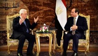 لقاء سابق للسيسي وعباس - أرشيفية