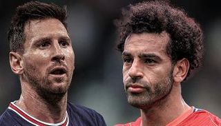 محمد صلاح وليونيل ميسي