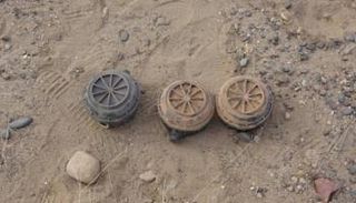  ألغام فردية محرمة دوليا زرعتها المليشيات في الحديدة