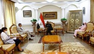 لقاء البرهان ورئيس البعثة الأممية