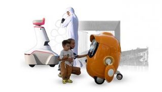 روبوت يستقبل زوار إكسبو