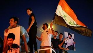 احتفالات في العراق بتصدر التيار الصدري نتائج الانتخابات