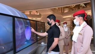 مايكل أرتيتا مدرب أرسنال يزور إكسبو 2020 دبي