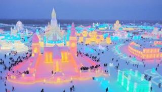 البنايات الجليدية في الصين