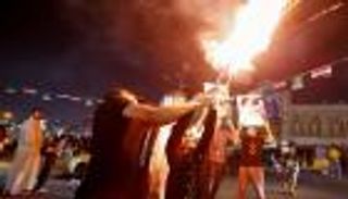 بالصور| احتفالات نهاية انتخابات العراق.. باب للأمل على غد مشرق